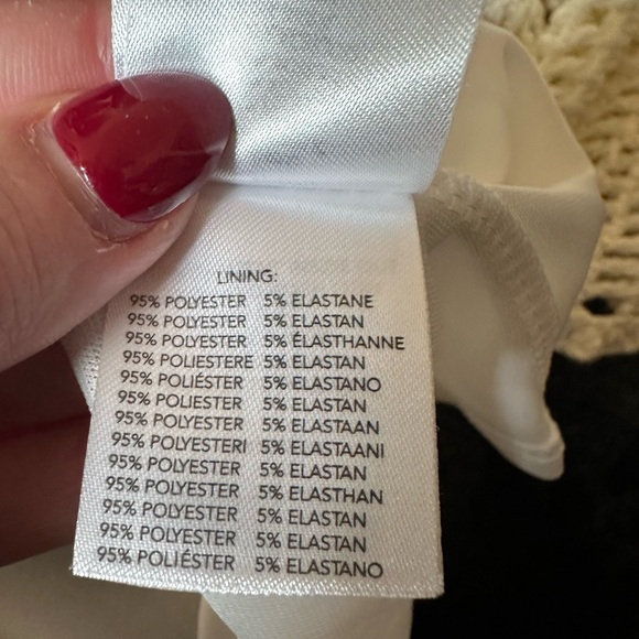 Tiger mist Braxton dress strapless crochet boho vacation beach size XS - Picture 6 of 11